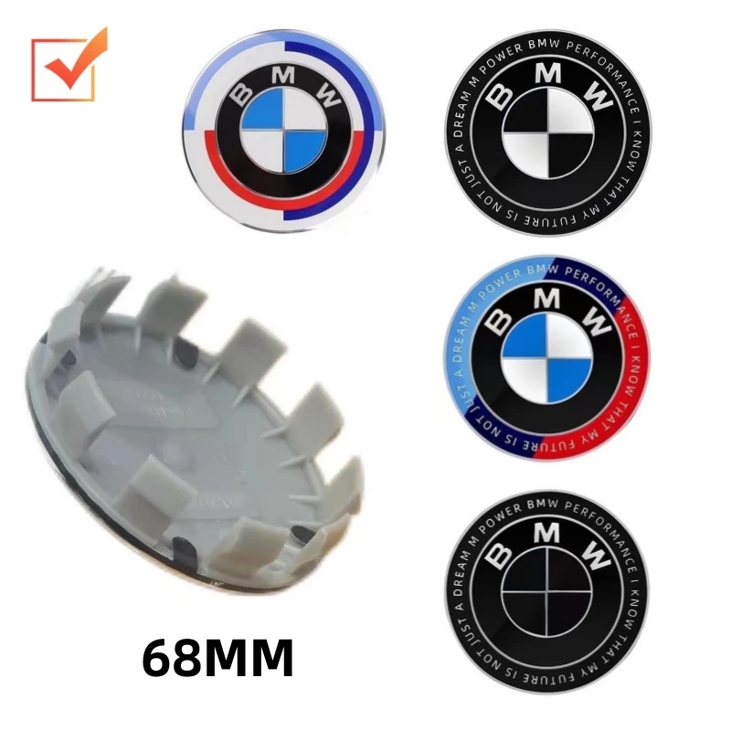 

4Pcs 68MM 56MM Car Wheel Center Caps for BMW E90 E46 F10 F30 E87 G20 E60 E39 E92 F11 F31 E61 F25 E36 X3 X5 Car Accessories