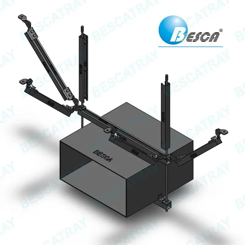 for Seismic Support and Hanger Metal Trough Brackets Solar Energy Seismic Brackets Long Term Supply from Yangzhong Export