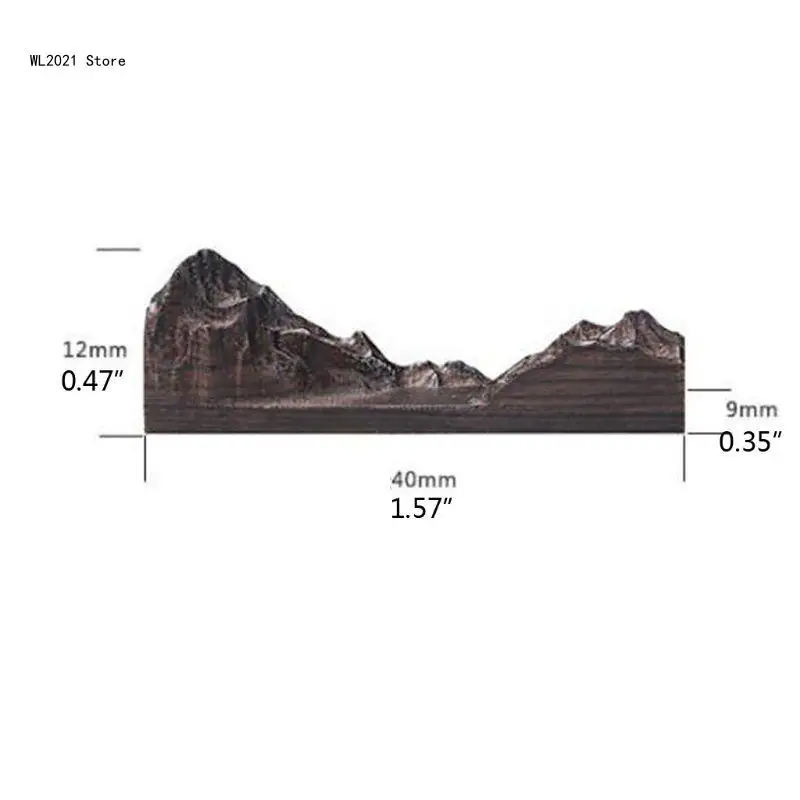 3D Micro Landscape Resin Mold Filler Sandalwood Mini Mountain Epoxy Resin Filling Materials Wood Jewelry Making