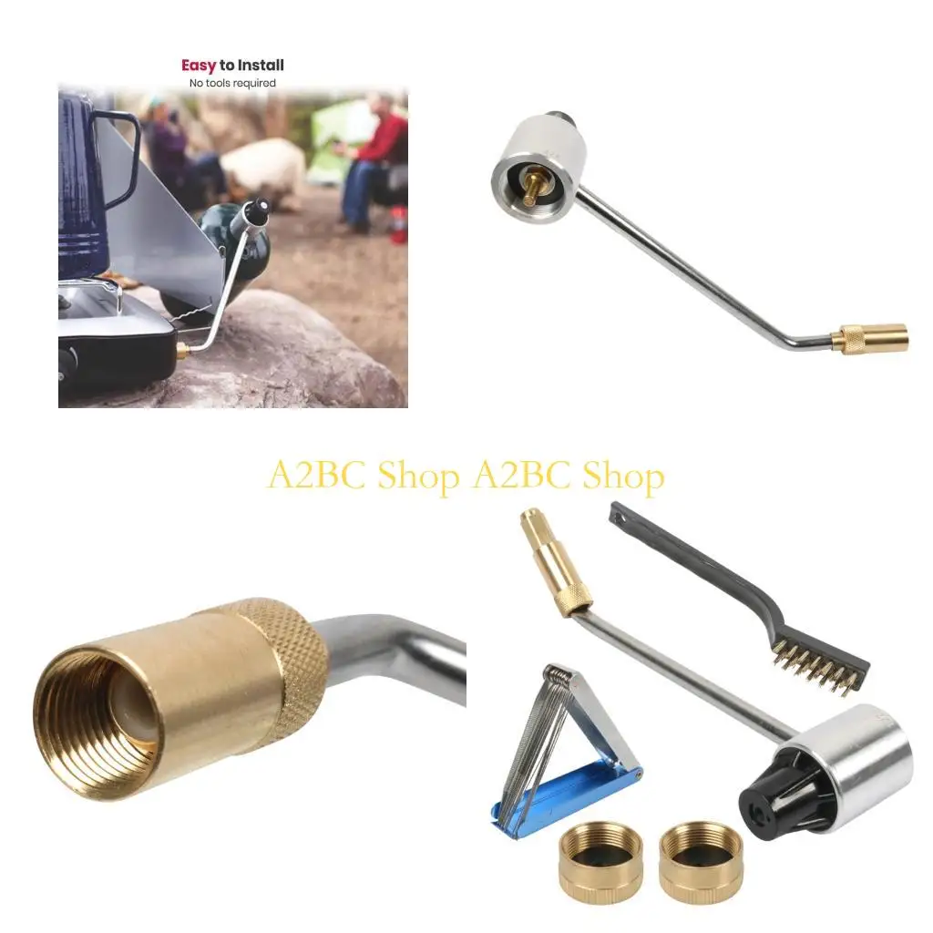 A2BC Professional High Pressure Motorhome Gas Regulator Repair Set With Anti Leak Design for Most Compacted Stove For Outdoor