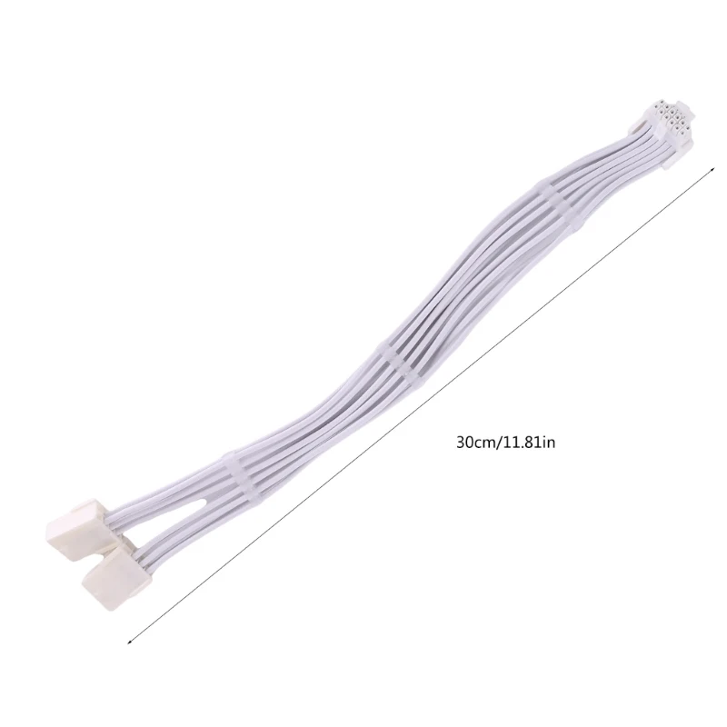 2x 8Pin Fêmea para 12VHPWR PCIE 5.0 16Pin ATX3.0 Modular para Linha GPU RTX40