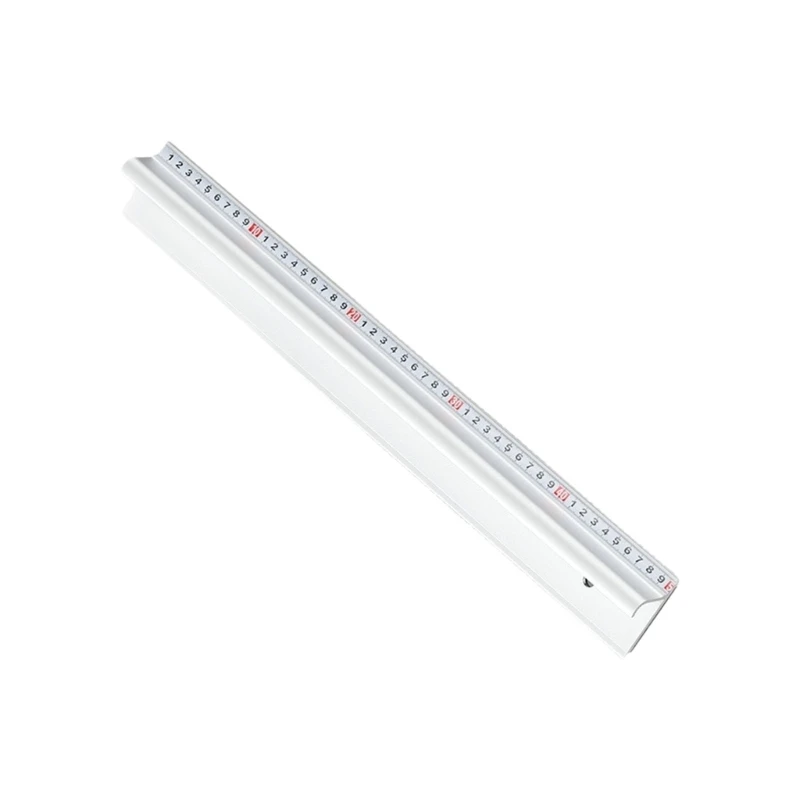 Metal Straight Cutting Ruler with Finger Guard for Sewing Work