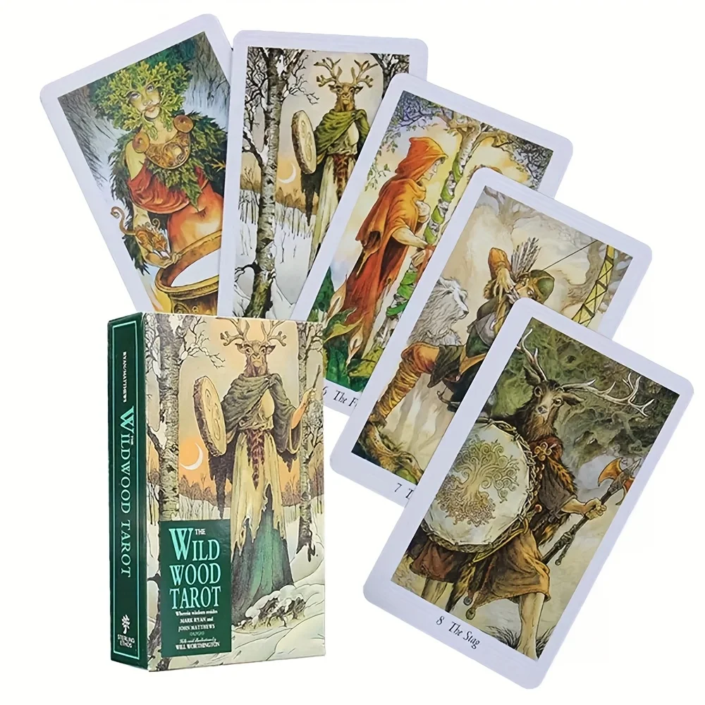 

78 Cards/Deck The Wild Wood Tarot Fate Forecasting Divination Edition Party Borad Playing Games For Friends Gatherings