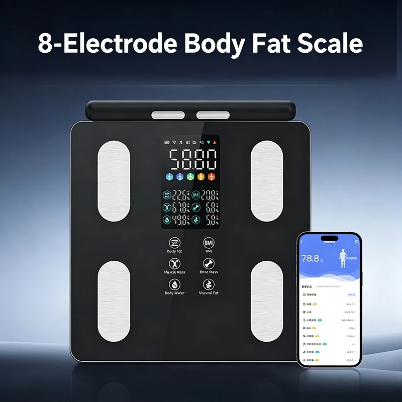 Smart Body Scales New Smart Body Composition Balance Scale Smart Bioimpedance Scale Digital Body Fat Weight Loss Scales