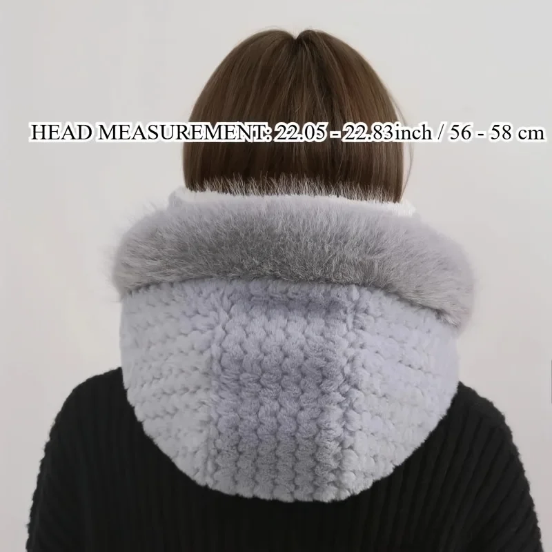 قناع وشاح شتوي 3 في 1 للسيدات وقبعة ركوب الدراجات - صوف قطيفة سميك، مقاوم للرياح وحماية الأذن، دفء الرقبة قابل للتعديل