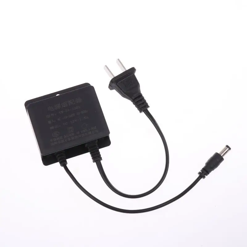 1 Piece Waterproof Power Adapter DC12V 1.5A US Plug For CCTV Security Surveillance AHD Camera Charger NVR DVR Input AC100V-240V