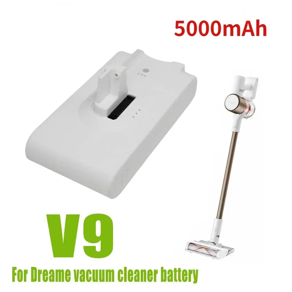 Original 5000mAh Lithium Batteryfor Dreame V8 V9 V10 V9P XR VVN3 VVN4 Handheld Cordless Vacuum Cleaner Parts Replacement Battery