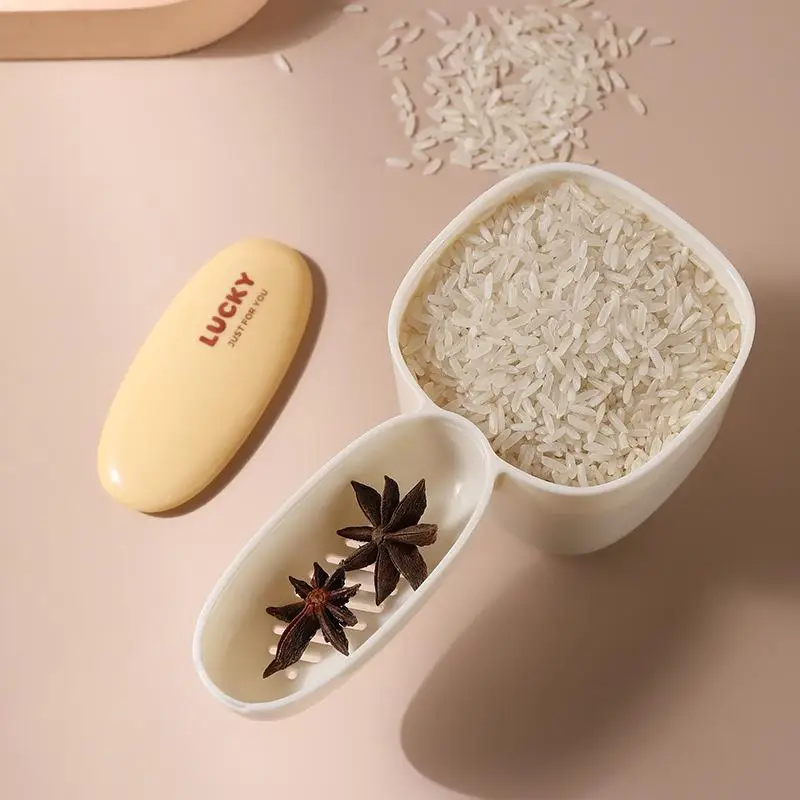 Rice Measuring Spoon Food Grade Pp Rice Scoop Multi-function Rice Scoop With Measuring Scale Accurate For Noodles For Scooping