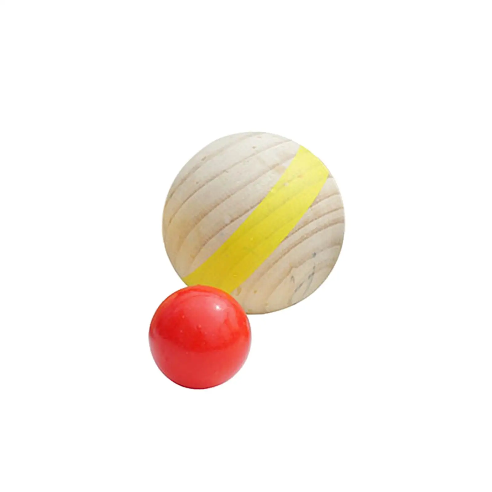 Family Outdoor Game Wooden Balls Set for Kids Adults Backyard School Playground Sport Activity