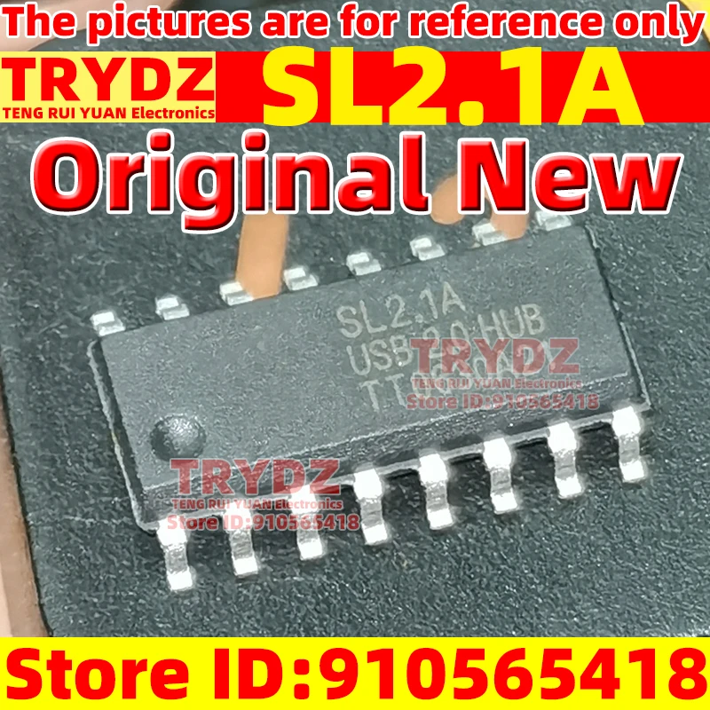 50-2pcs Original New SL2.1A SOP16 for One to Four USB 2.0 HUB Chip Controller Chip IC