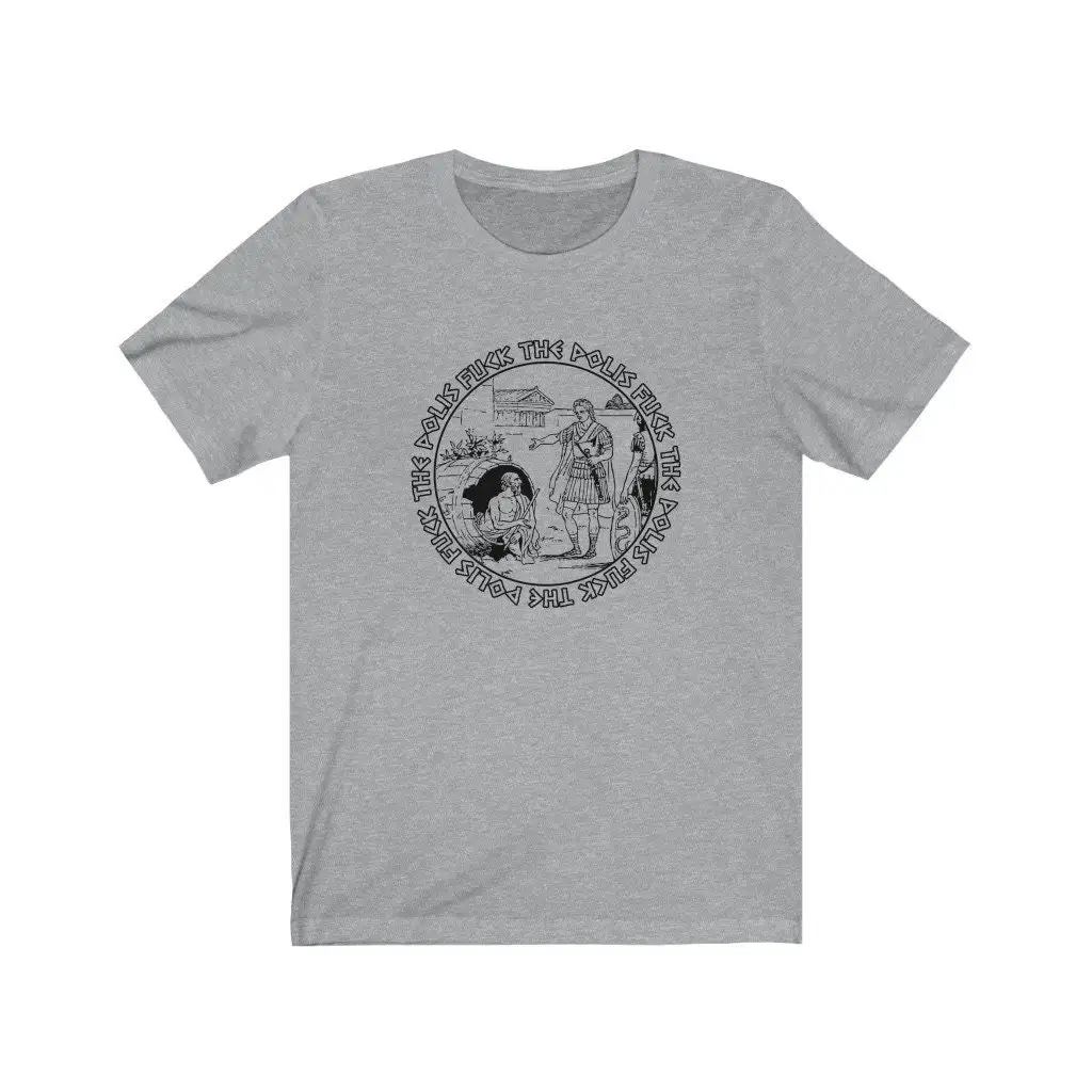 Diogenes in the Polis Philosophy T-shirt