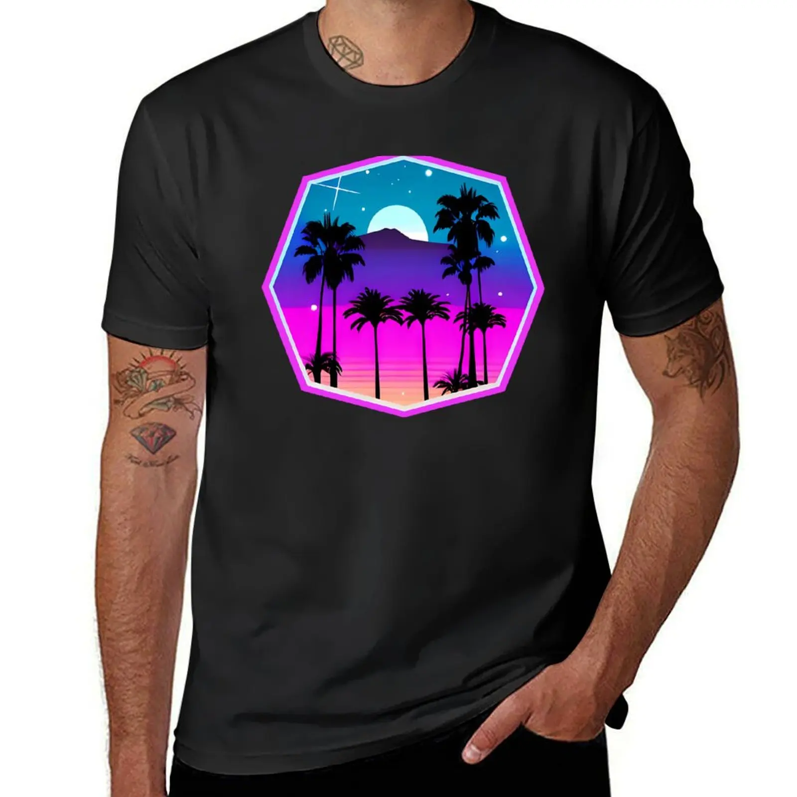 W A V E T-Shirt summer top customs design your own designer t shirt men