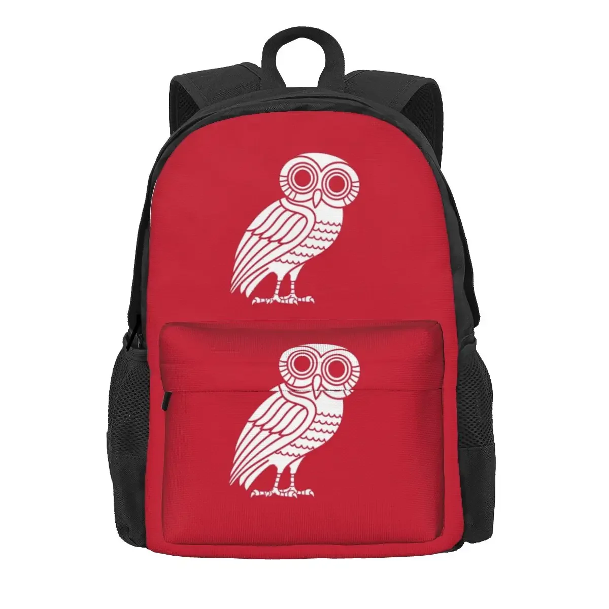 

Athenian Owl #2 Backpacks Boys Girls Bookbag Children School Bags Cartoon Travel Rucksack Shoulder Bag Large Capacity