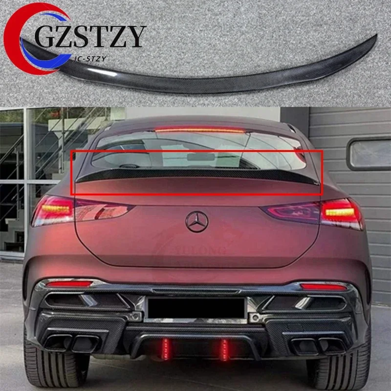 Rear Trunk Lid Ducktail Spoiler Wings For 2020-2023 Mercedes GLE Coupe W167 C167 320 350 400 450 53 AMG Car Tuning Accessories