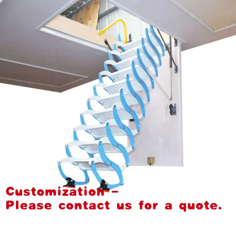 

Customize.Direct Factory Sale-Contemporary Indoor Steel Stainless Steel Telescopic Stairs Household & Comm
