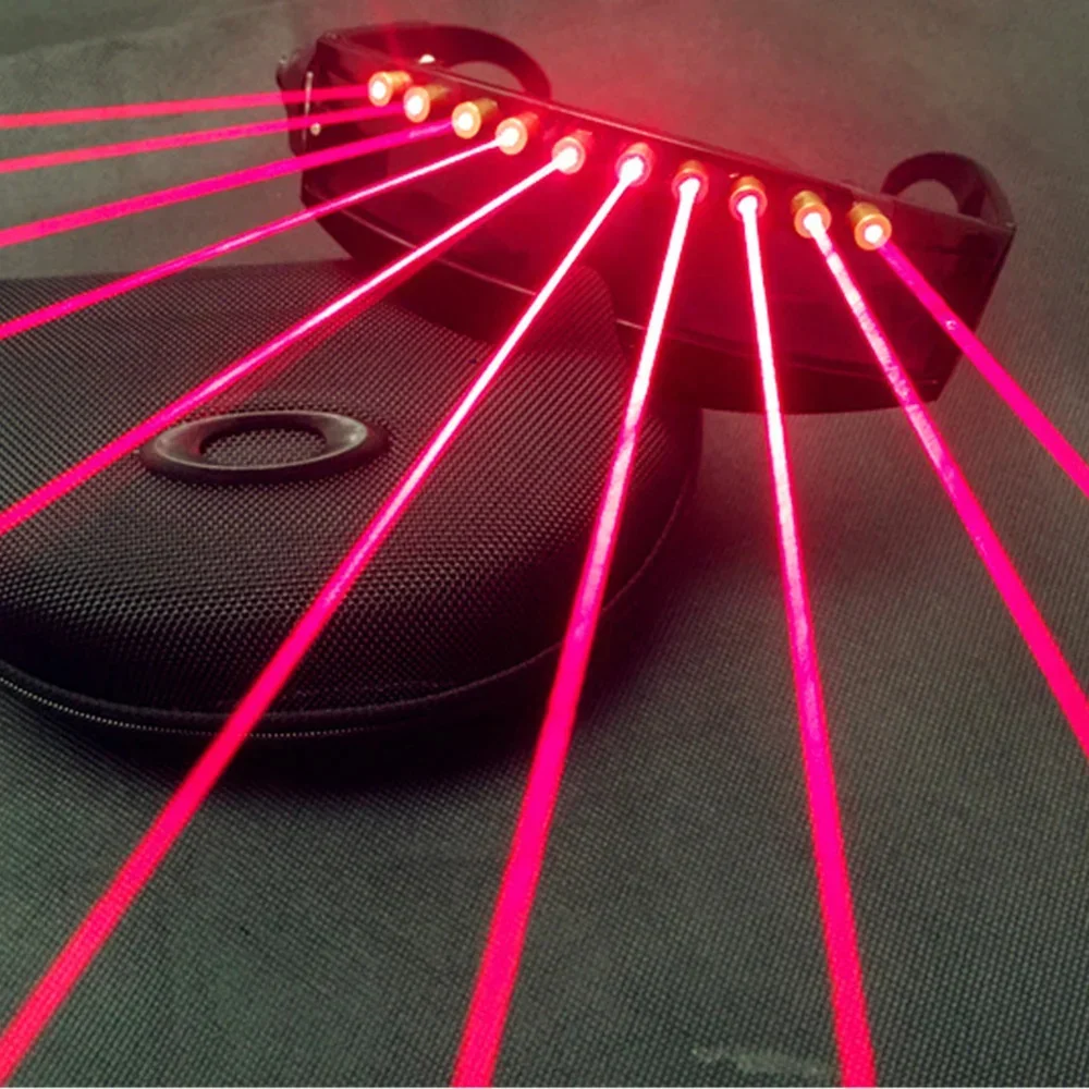 Led Glasses Rave Party DJ Lights Sunglasses For Stage Show Dancing Glowing Disco Laser Beam Music Luminous Nightclub Bar Props - Detail 1