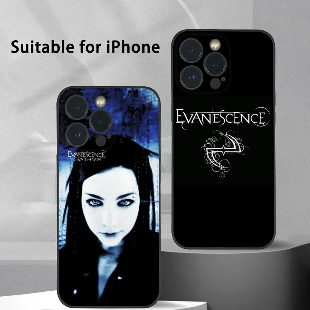 

Amy L-Lee E-Evanescence Phone Case For iPhone 16 15 14 13 Pro Max Plus Mini Frosted Soft Shell Funda Shockproof Cases