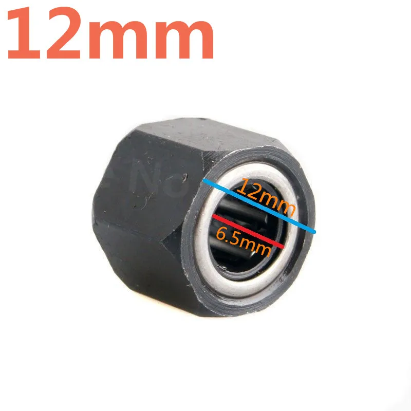 Écrou de roulement à sens unique pour voiture RC, HSP R025 Hex 12mm * 6.5mm * 12mm, Vertex 18 21 SH 16 18 21 1/10, échelle Mdels Baja, jouets télécommandés