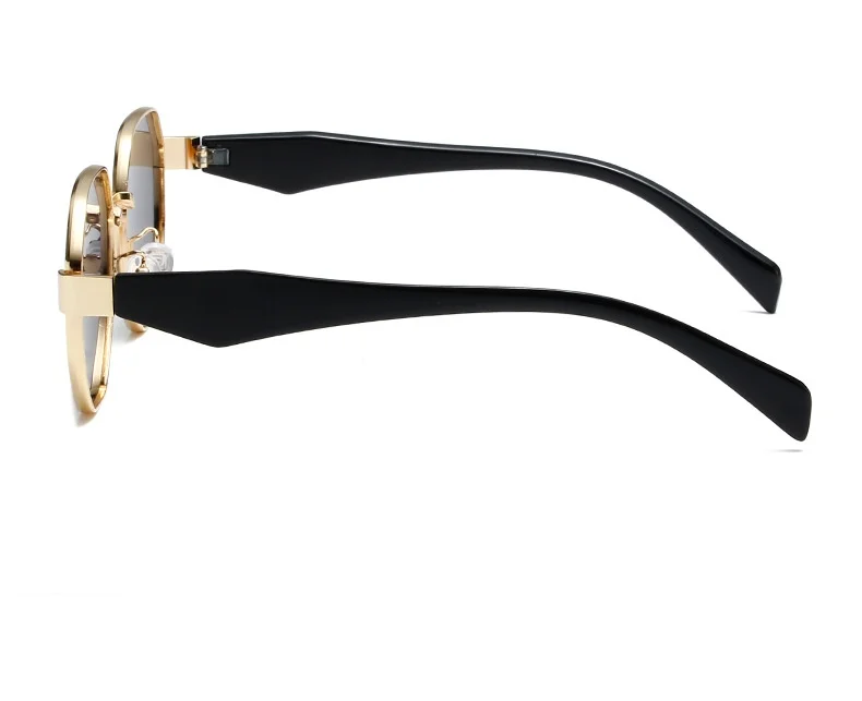 New Retro Sunglasses Women Fashion Polygonal Metal Frame Sunglasses Men Luxury Brand Designer Decorative Sun Glasses Uv400