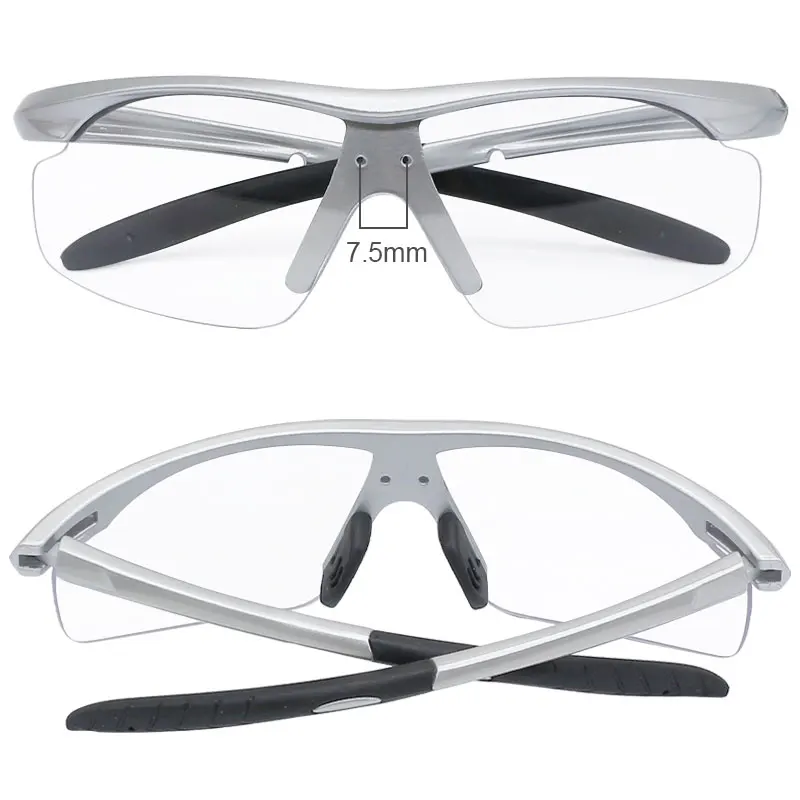 Magnifying Glass Accessories Glasses for Dental Loupe Glasses with Screw Holes for Dental Loupe Light Lamp