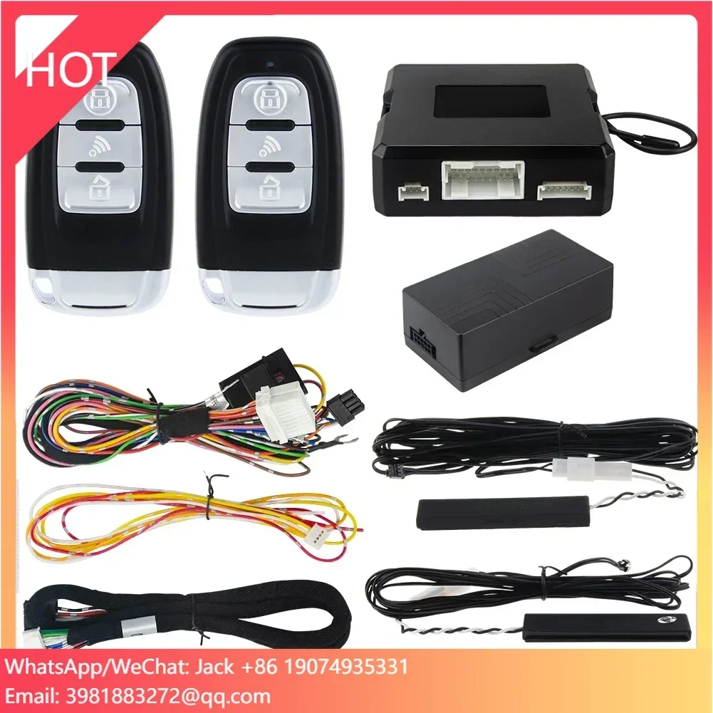 EASYGUARD EC211 Universal Car Alarm System Fit For Most Dc 12v Vehicle With Factory Oem Push Start Button PKE Keyless Entry