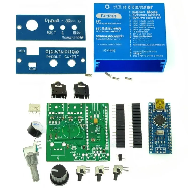 

Open CW Keyer MK2 KIT (with Aluminum Case)