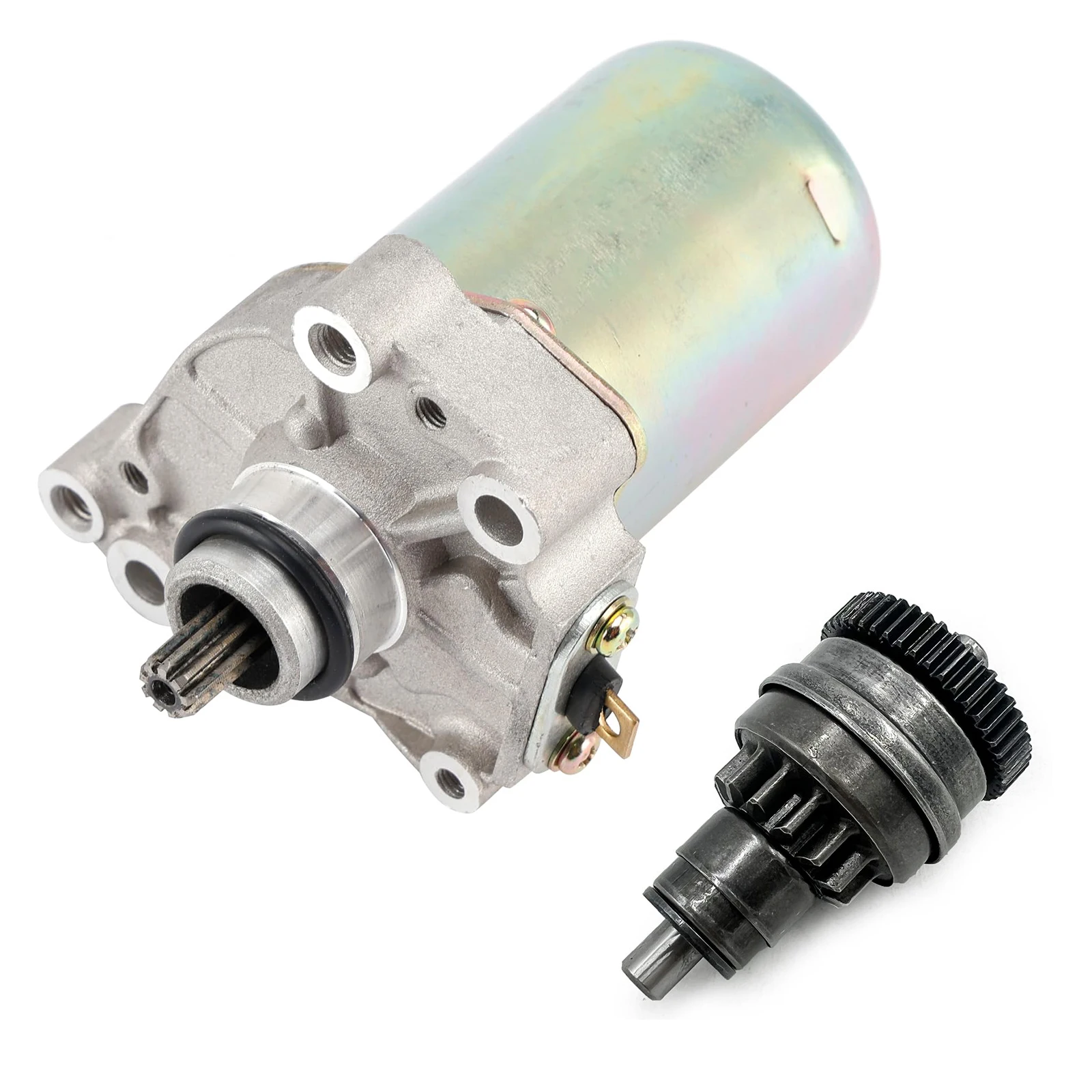 Starter Motor and Bendix Set For Aprilia 125 RS125 Rotax 1996-2009 Red Rose 125 95-1999,RS 125 2T 2R000039 AP0294800 AP0294802