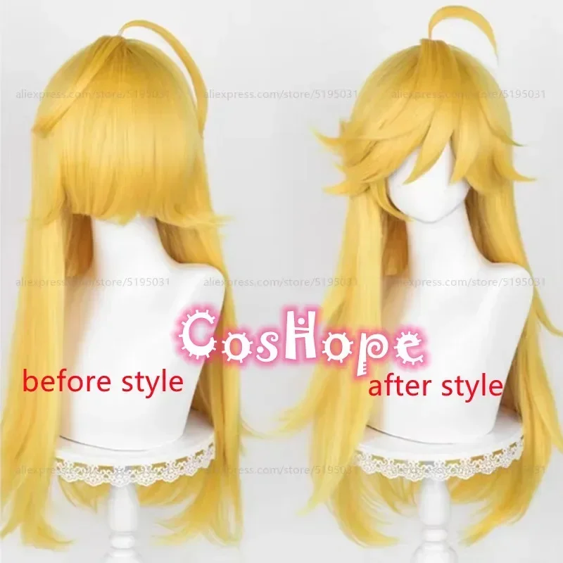 Panty Anarchy Cosplay Wig 75cm Golden Wig Cosplay Anime Wig Heat Resistant Synthetic Wigs