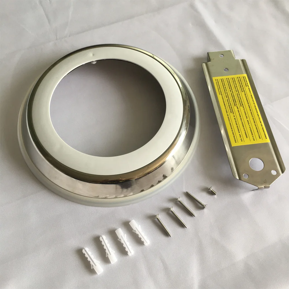 

Wall Mounted 316 Stainless Steel Frame for RGB Pool Light