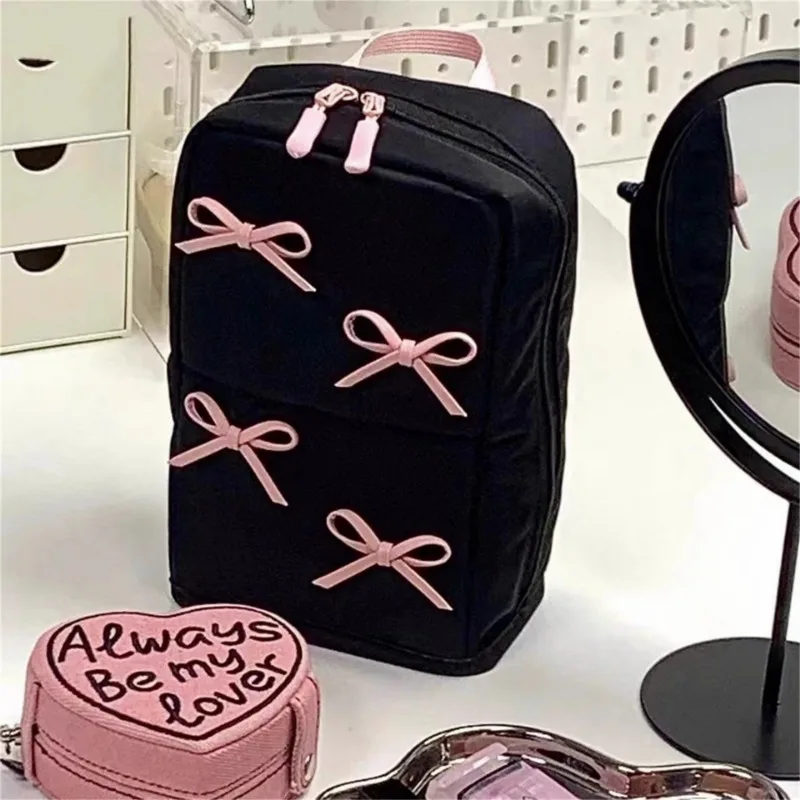 

1pcs Korean Style Waterproof Toiletry Bag Large Capacity Hanging Makeup Bag Portable Travel Cosmetic Organizer Pouch