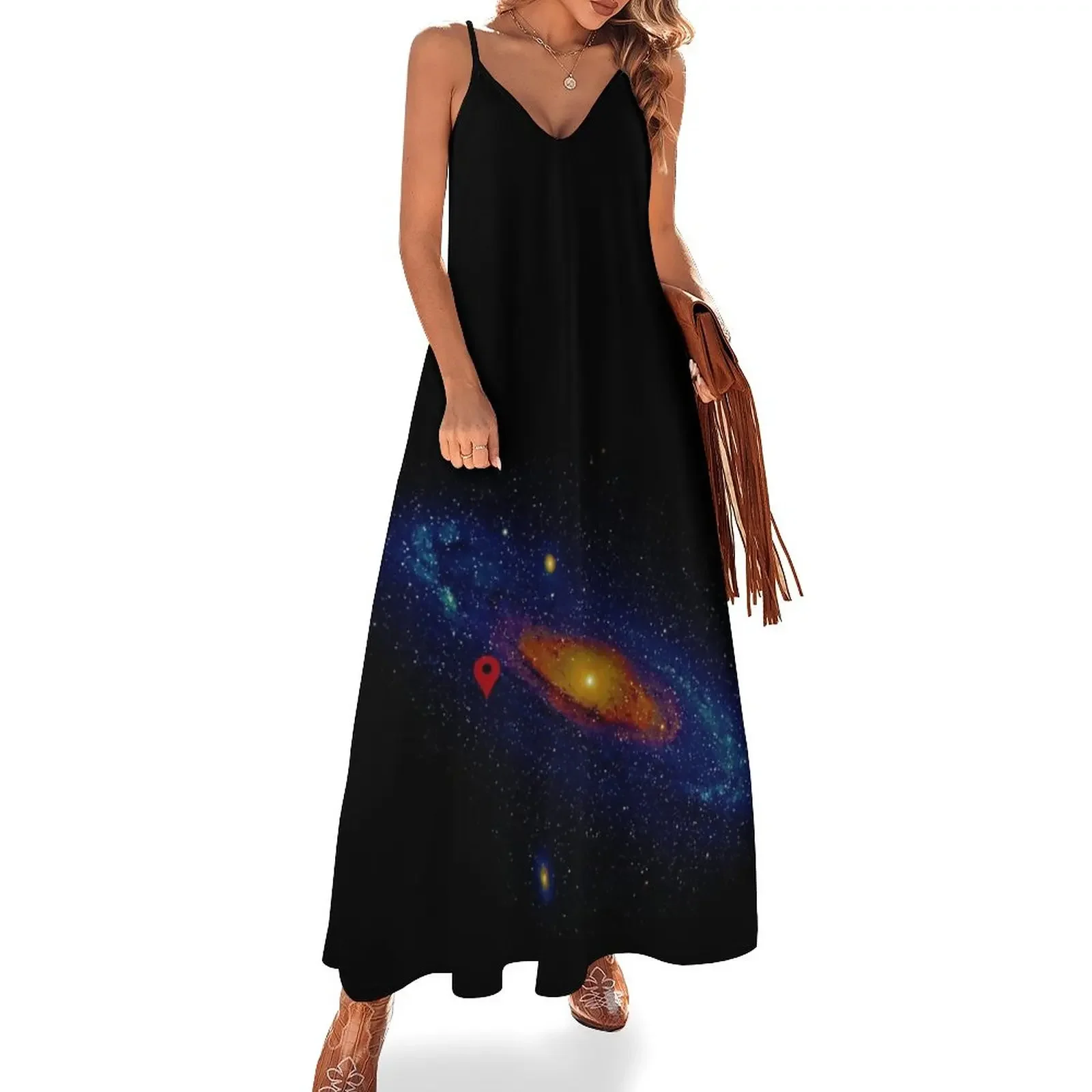 

Meanwhile, somewhere in the Universe... Sleeveless Dress Long veiled dresses Female clothing