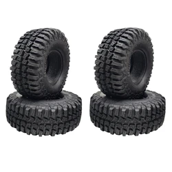 4PCS 100MM 1.9 Rubber Tires Tyres Wheel For 1/10 RC Crawler Car Axial SCX10 90046 AXI03007 Traxxas TRX4 D90 Tamiya CC01