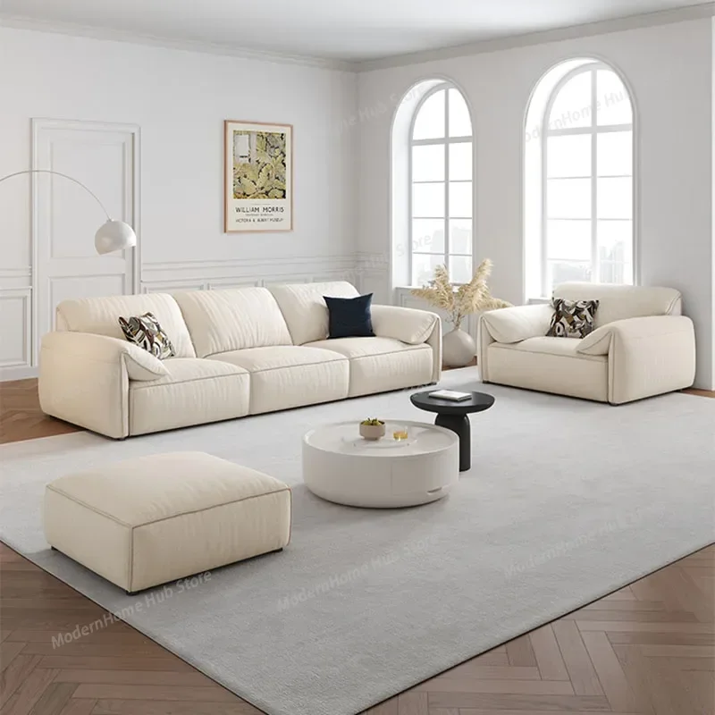 Mid Century European Living Room Sofas Grande Armchair Multifunctional Luxury Sofa Relax Recliner Schlafsofa Furniture Home