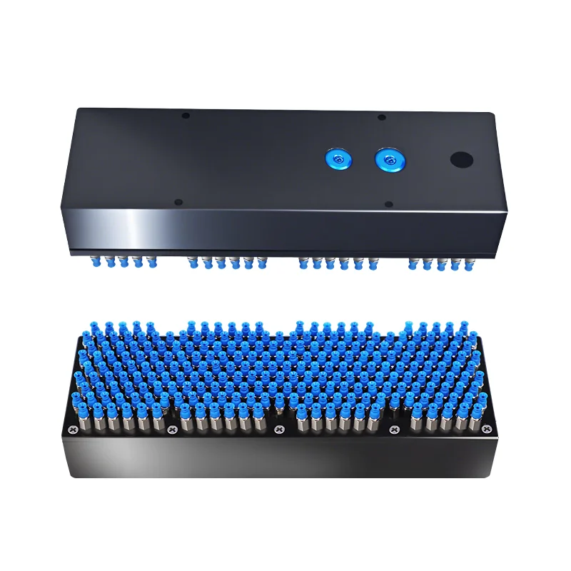Custom Multi-Hole PCB Loader/Unloader with Check Valve Position-Independent Vacuum Cup Fittings for Workpieces