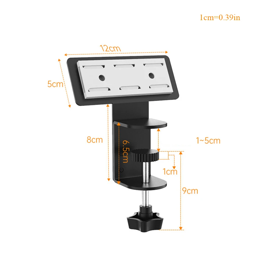 Under Desk Power Strip Holder – No-Drill Cable Management Tray for Outlet Fixing, Wire Organizing & Shelf Storage