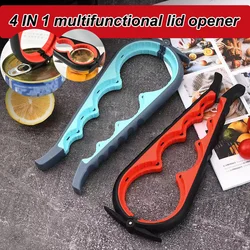 4 In 1 Multifunctional Bottle Opener New Multi-purpose Can Screw Cap Opener Can Opener Non Slip And Labor-saving Lid Opener 2025