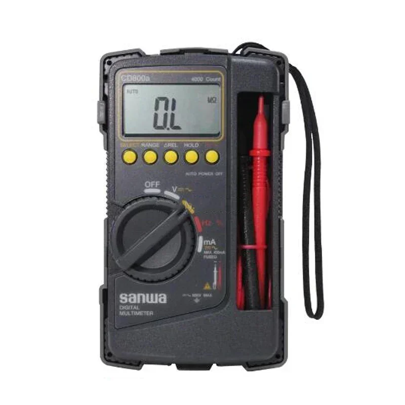 

New SANWA DIGITAL Multimeter CD800A CD800a DMM 4000 Volt Counter Tester Meter