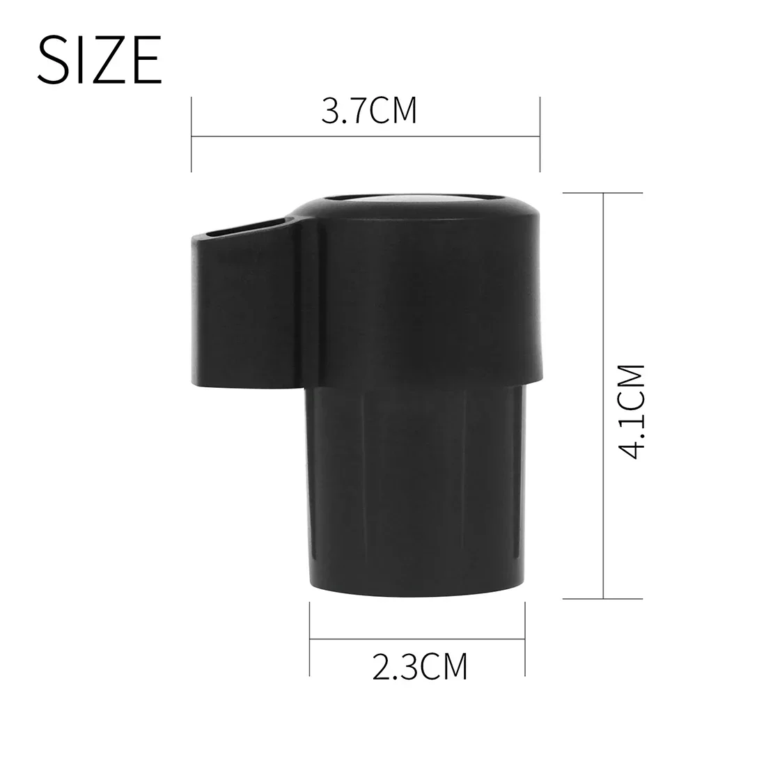 Alto Saxophone End Plug Stopper 3 Pcs Black ABS Saxophone Protective End Plug Woodwind Instruments Replacement Accessories