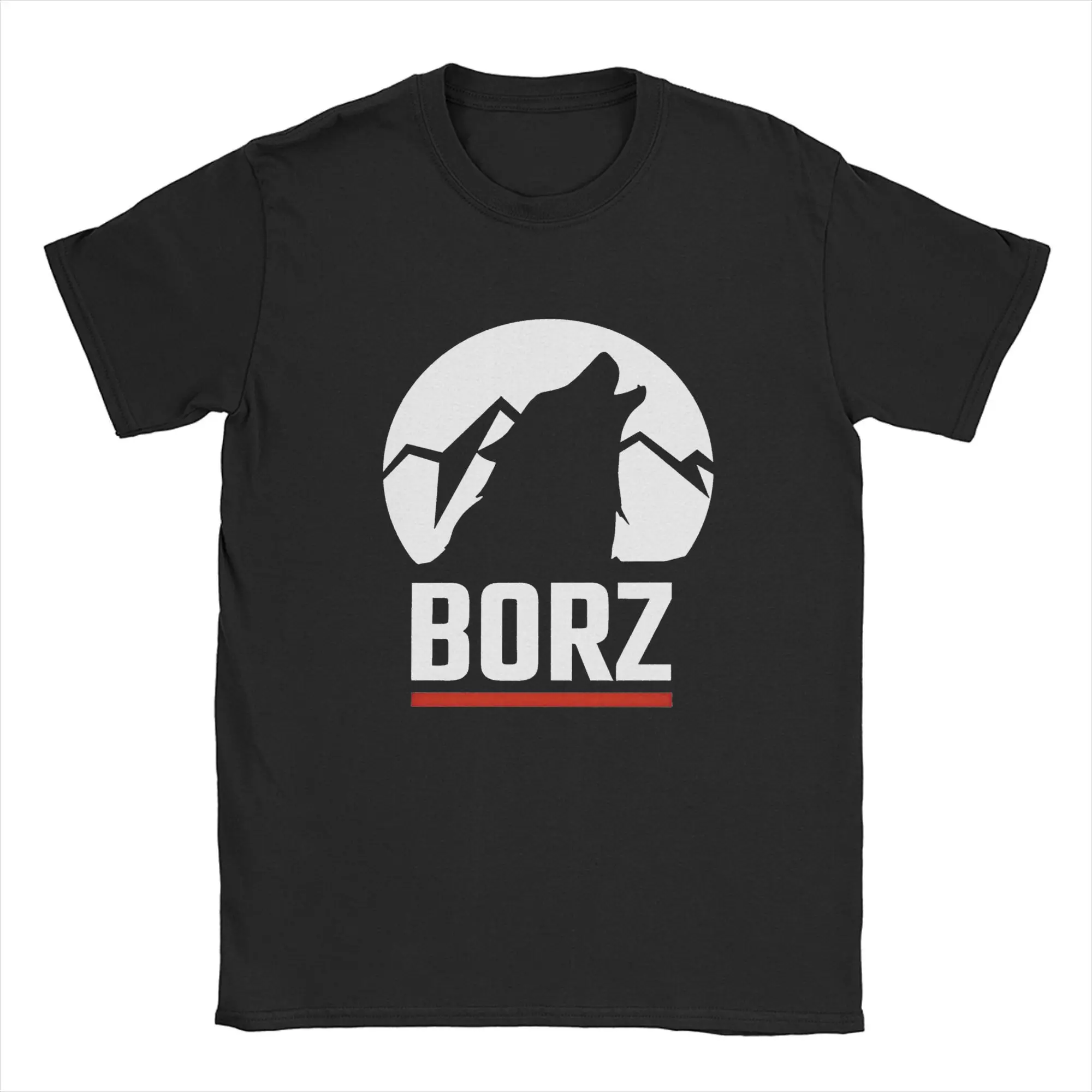 Men's Chechen Borz Wolf Chechnya T Shirt  Cotton Clothes Novelty Short Sleeve O Neck Tees Plus Size T-Shirt