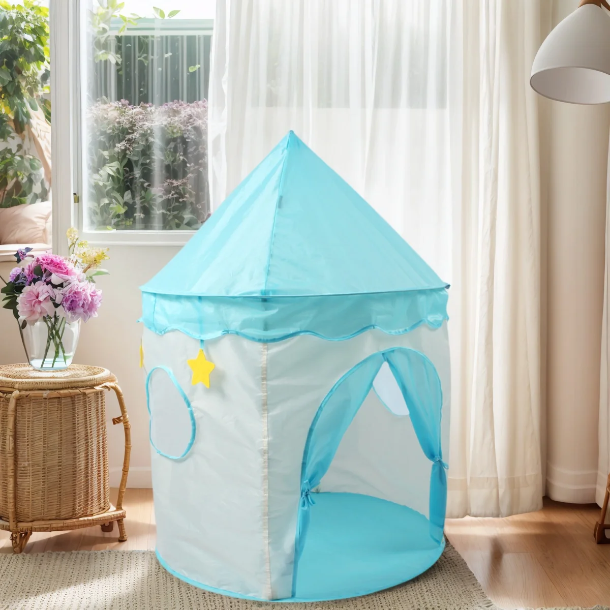 [Rekreacja na świeżym powietrzu] Namiot do zabawy dla dzieci, duży zamek do zabawy w udawanie, zabawka w kształcie domku dla księżniczek z bajek, namiot do zabawy na świeżym powietrzu, zabawki na plażę i do trawy, prezenty świąteczne dla dzieci, prezenty na Boże Narodzenie i Halloween, akcesoria nie są dołączone