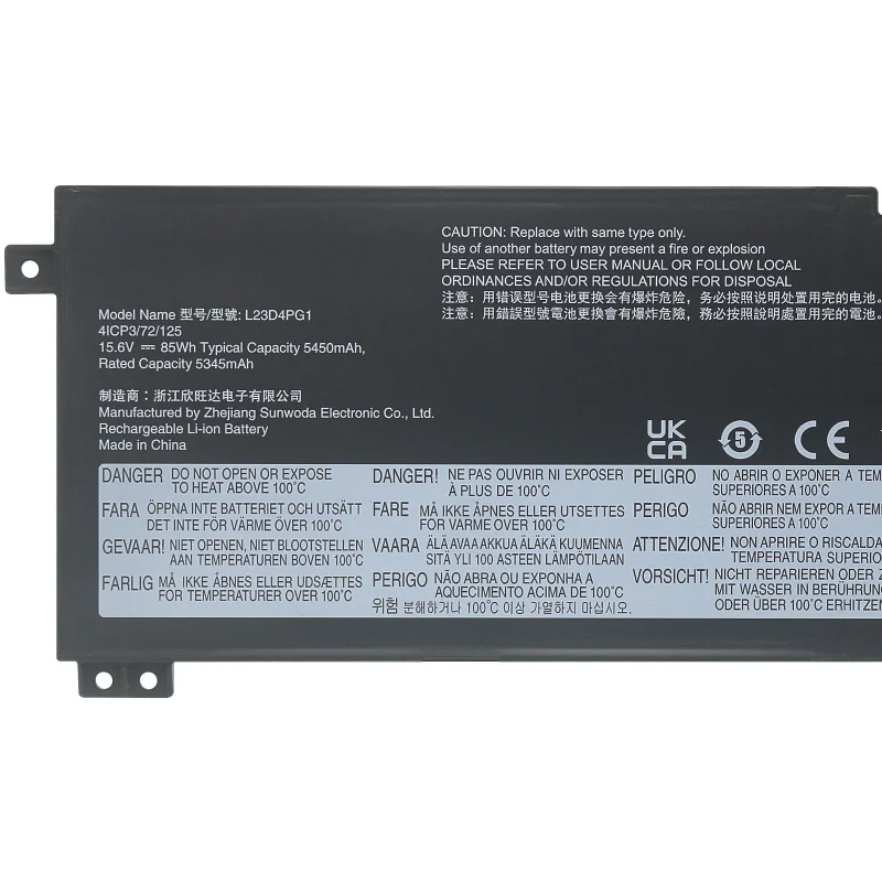 

High qualit L23X4PG1 L23B4PG1 L23M4PG1 15.6V 85Wh Battery for 14 16 G6+ G7 G7+ AHP