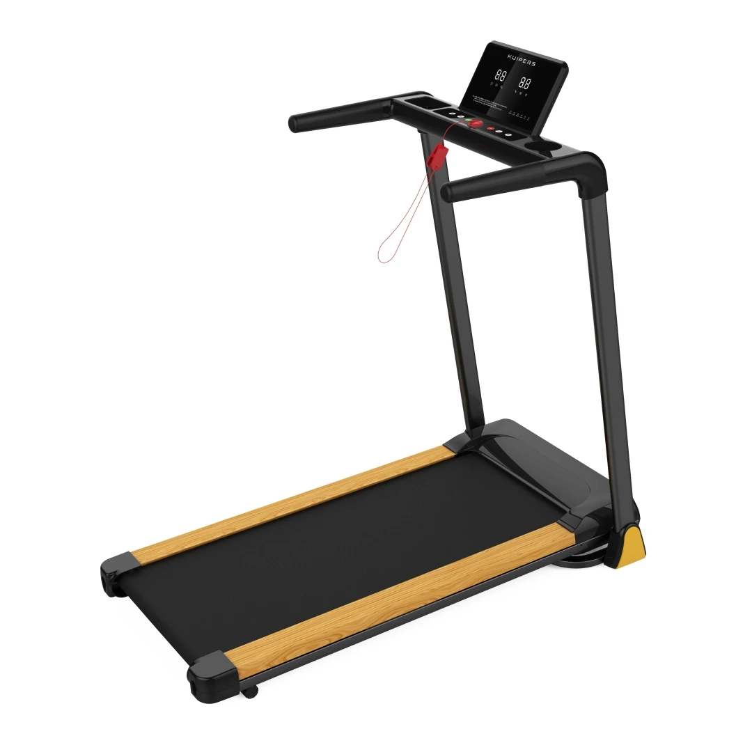 Caminadora Eléctrica Plegable Silenciosa de 3.5HP, Cinta de Correr Ancha con Pantalla LED para Gimnasio en Casa