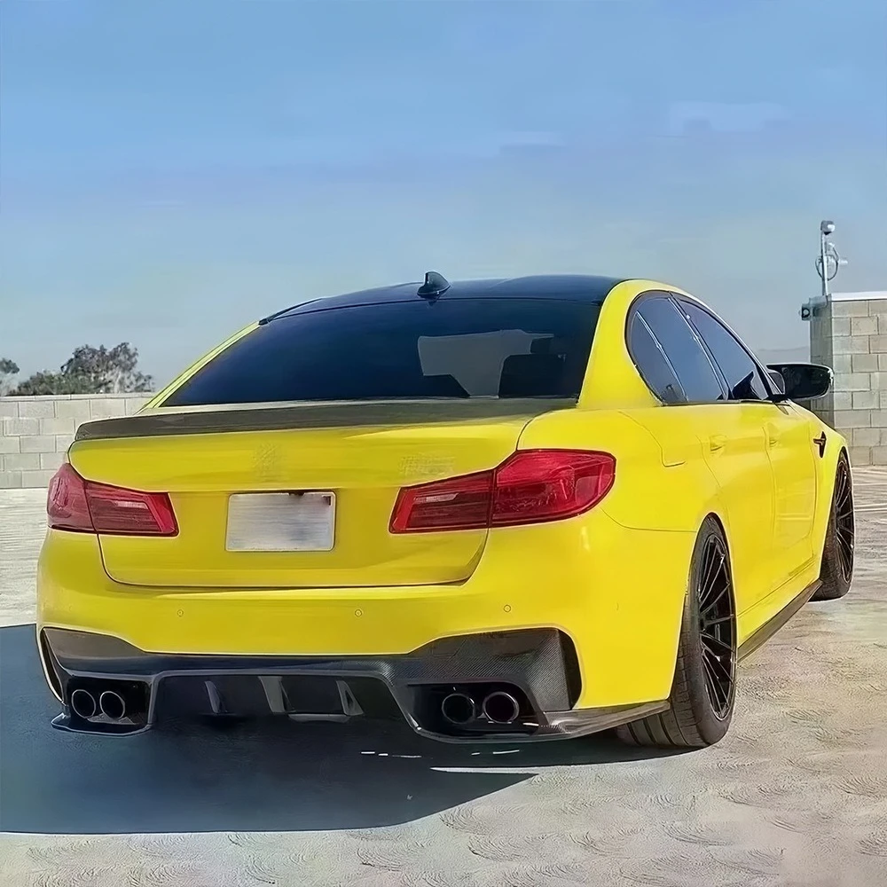 

Applicable To BMW 5 Series G30 G38 3D Real Carbon Fiber Rear Lip Retrofit Upgraded Diffuser 2016-2025