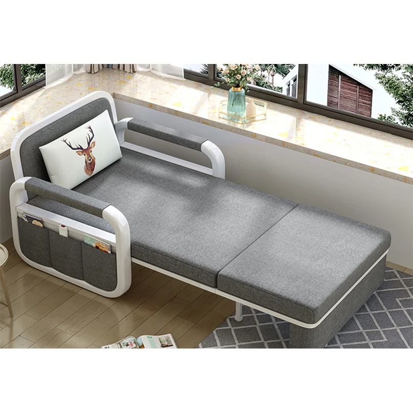 

Modern new design folding bed dormitory furniture bedroom soft bed single sofa bed manufacturer direct