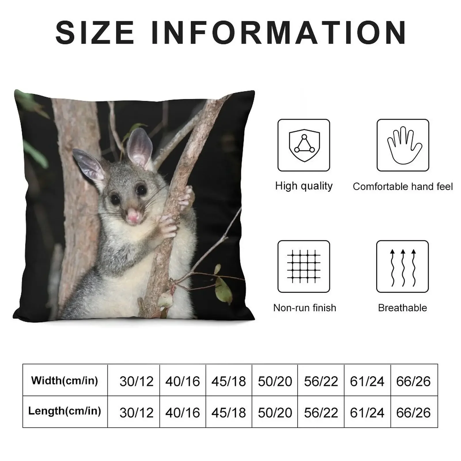 ? Australian brushtail possum (young) Throw Pillow pillow cover christmas Couch Pillows Cushions pillow