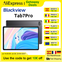 Blackview Tab 7 Pro Tablet Android 12 10.1Inch Touch Dual 4G LTE+5G WiFi 10GB+128GB 13MP+8MP 1920*1200 6580mAh Octa-Core