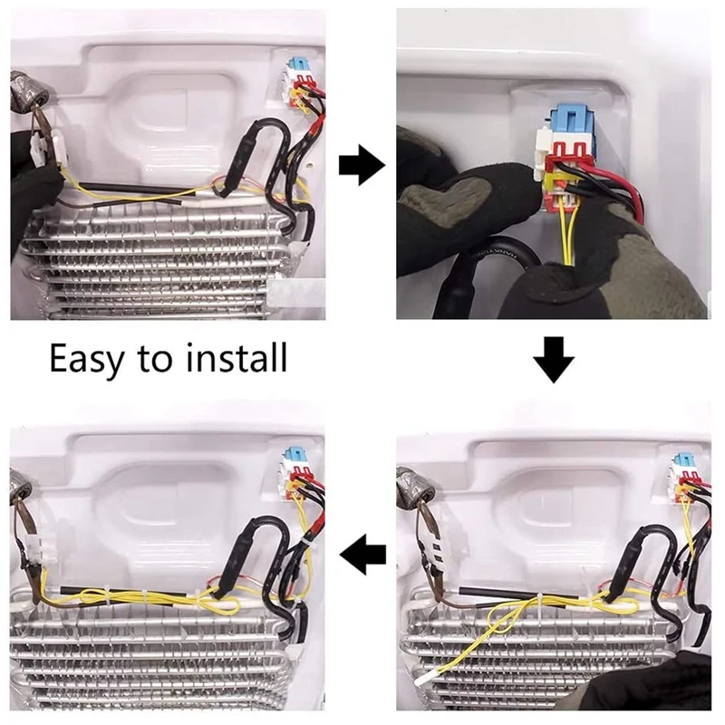 Top ข้อเสนอ4Pcs DA32-00006W ตู้เย็น Defrost เปลี่ยนเซ็นเซอร์อุณหภูมิ Thermostat สำหรับ Samsung AP41336842 DA32-10105R