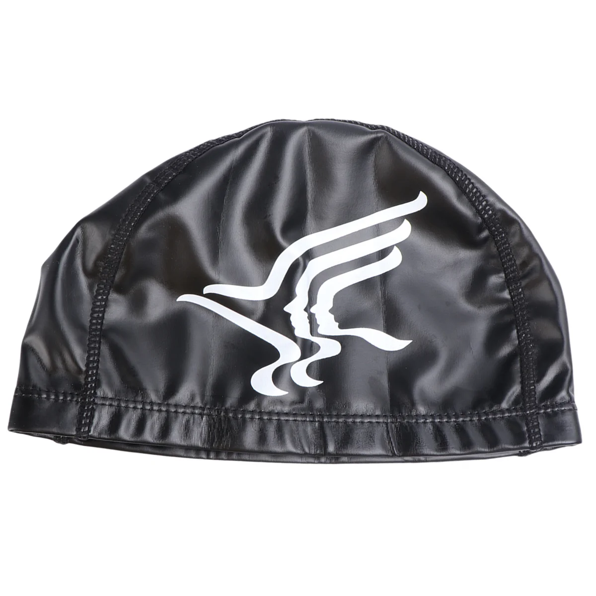 قبعة سباحة مرنة ناعمة مقاومة للماء للنساء والفتيات خفيفة الوزن للحماية من الأشعة فوق البنفسجية مع غطاء للأذن لتخفيف تعب الرأس والشعر