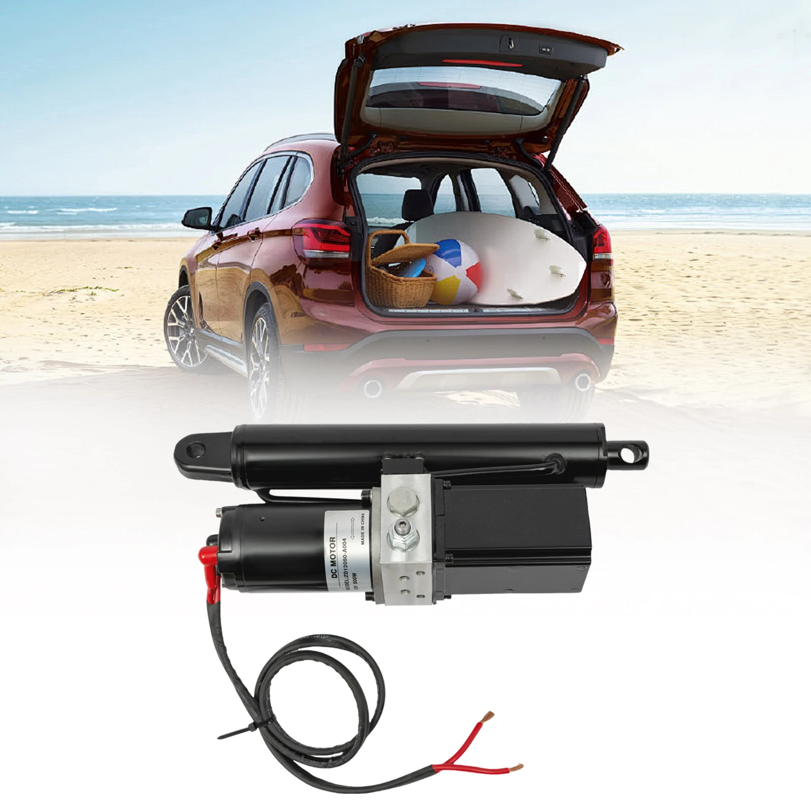 2-Ton Electro-Hydraulic Actuator, 500W DC12V 2850RPM with IP55 Rating for Dump Trailers/Lifting Platforms/Solar Tracking Systems