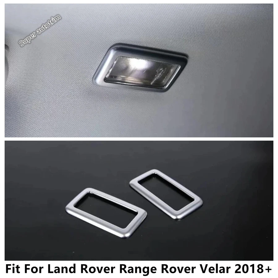 

Rear Roof Reading Lights Lamps Decoration Panel Cover Trim Auto ABS Accessories For Land Rover Range Rover Velar 2018 - 2022